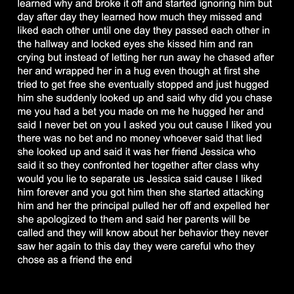 Black story I wrote 6